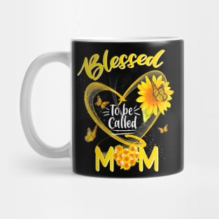 Blessed To Be Called Mom Cute Sunflower Mothers Day Mug